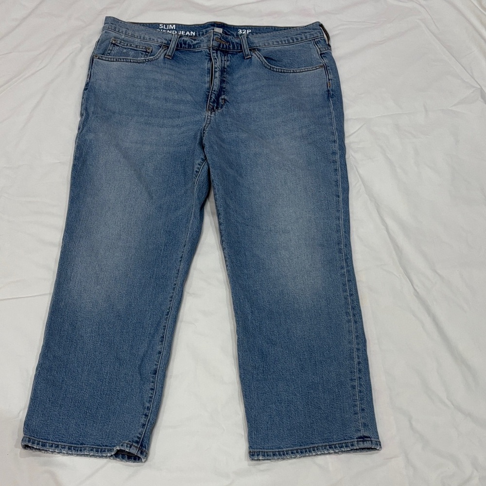 J. Crew Women's Blue Boyfriend Jeans
